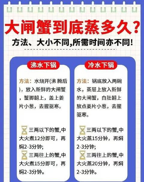 螃蟹是开水蒸还是凉水