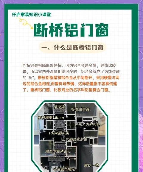 断桥铝门窗的作用