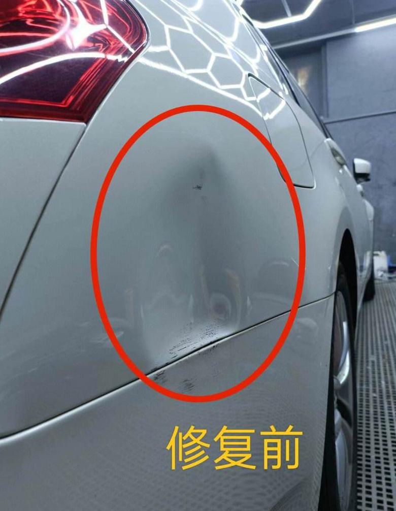 新车凹了一点能吸平吗