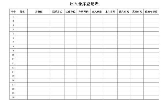 物料出入库明细台账怎么填