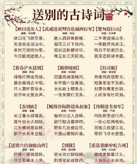 留别诗和赠别诗的区别