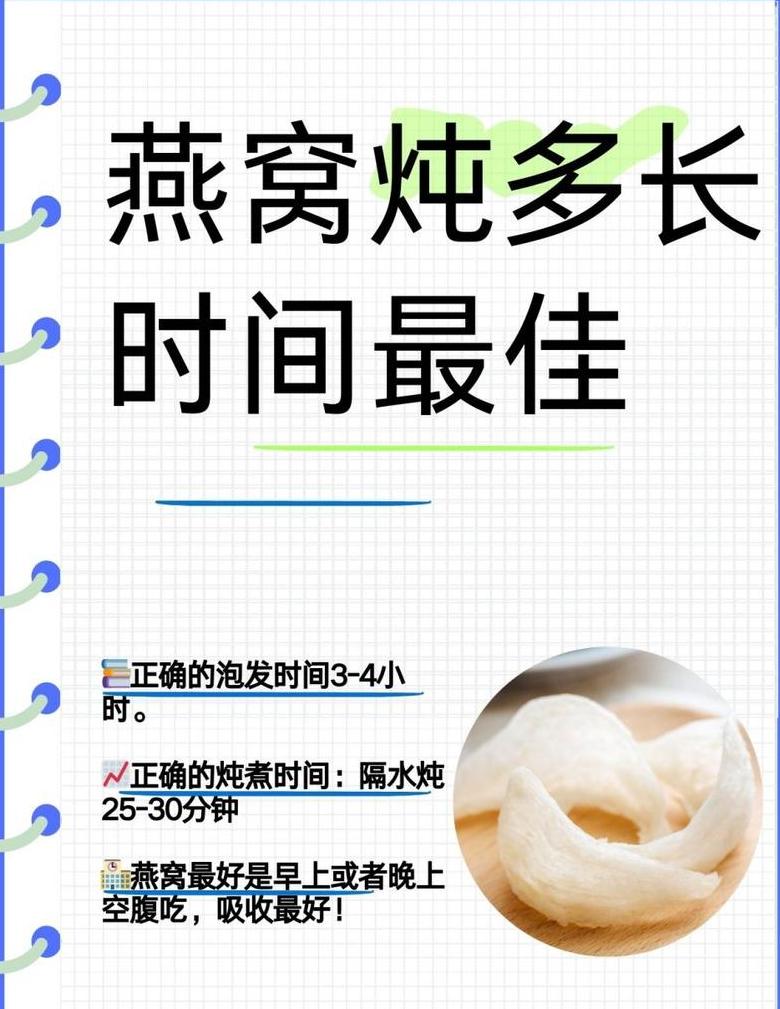 燕窝隔水炖是水开了后算时间?