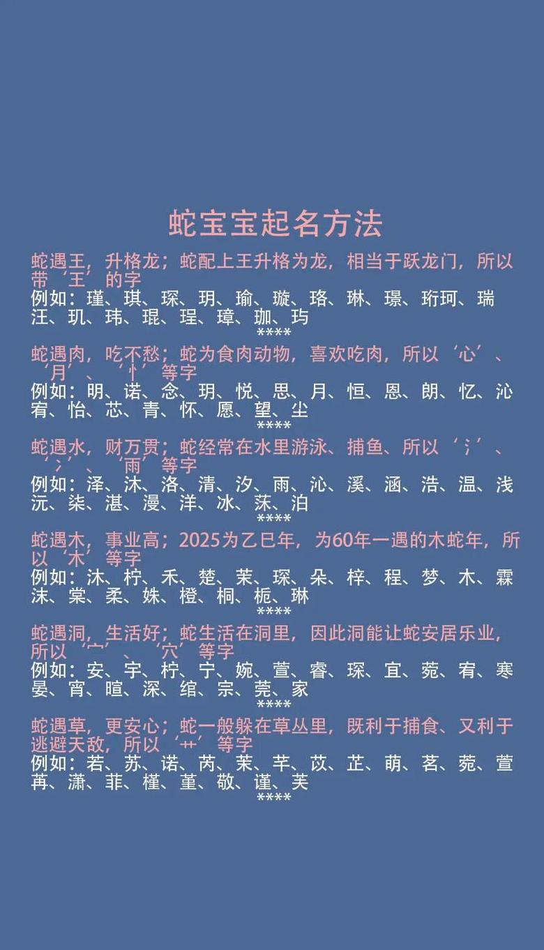 最旺属相蛇的名字