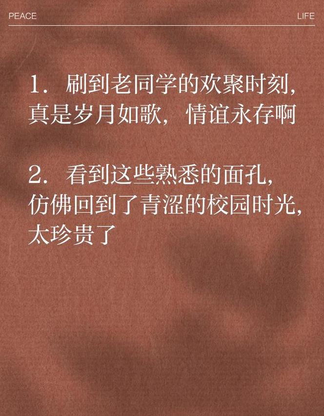 赞美老同学聚会经典话语