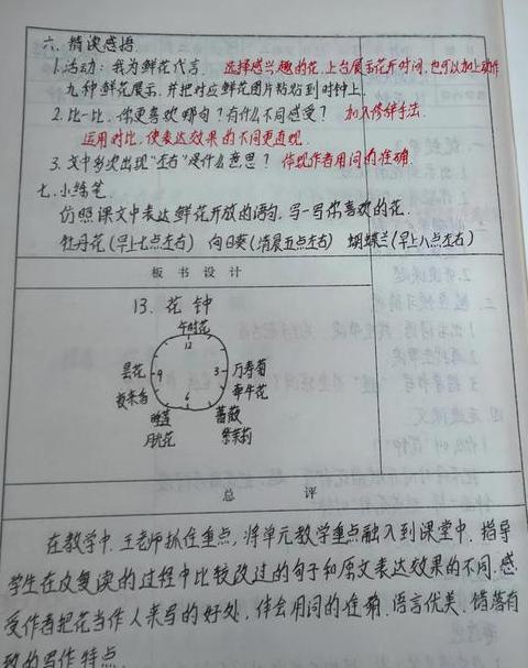 听课记录及评析优缺点分析