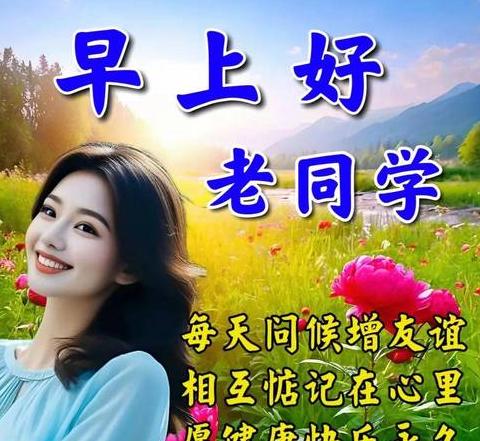 四字祝福送同学，美好情谊永相传